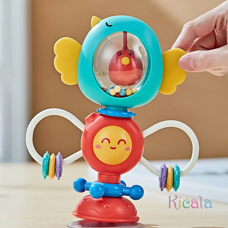 Juguete de baño con ventosa giratoria para bebés interactivo - imagen 3
