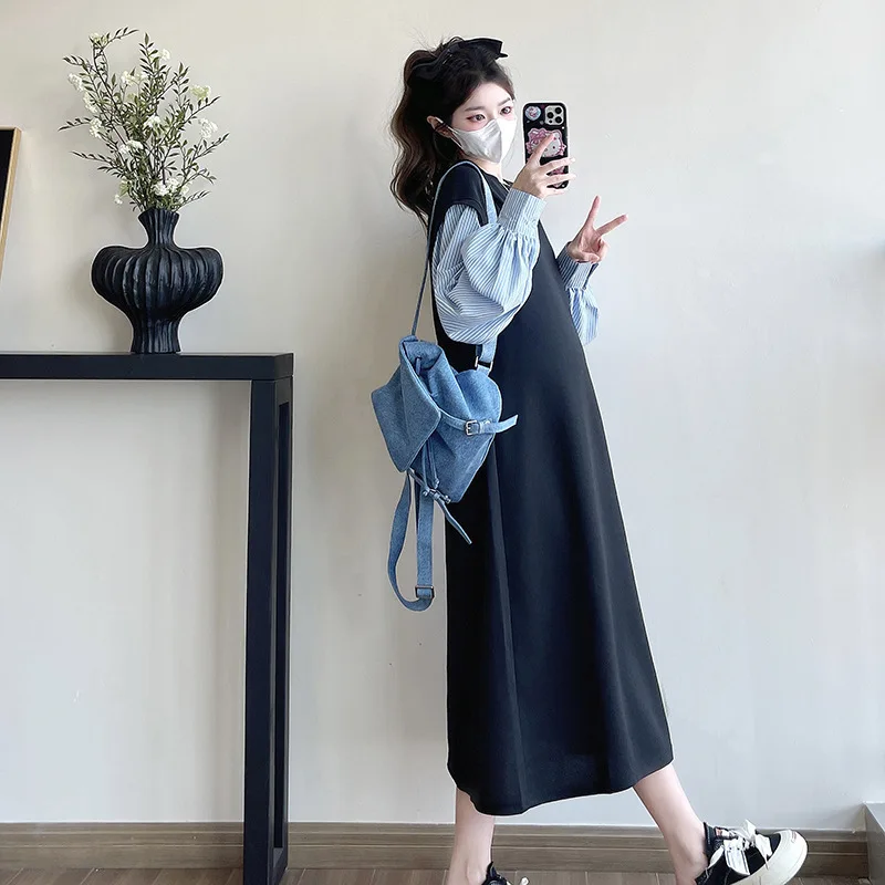 Vestido premamá de volantes para otoño – Elegante y cómodo - imagen 5