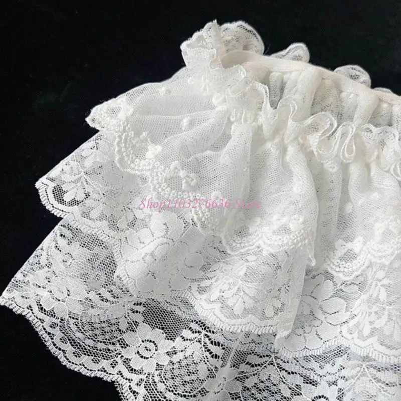 R6FD Ballet inspirado en encaje encaje para bebés Cortina pedos para niñas para niñas con elegantes detalles y tela - imagen 2