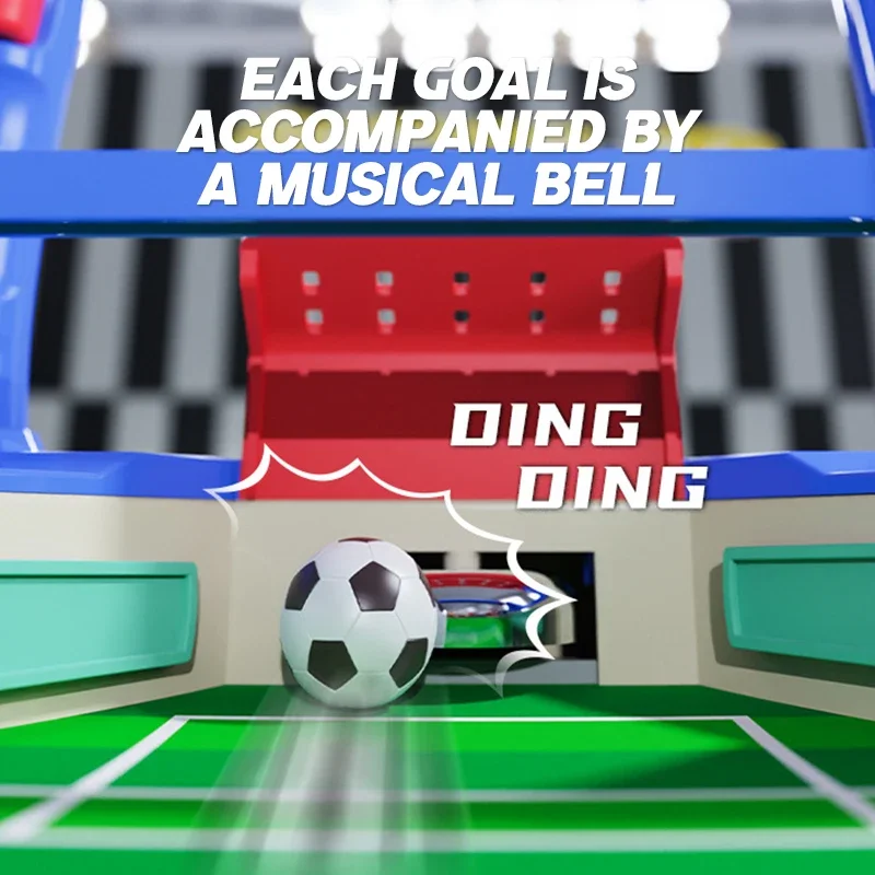 Juego de mesa de fútbol, juegos de mesa, juguete de fútbol de escritorio, billar de doble etapa, fiesta educativa interactiva para padres e hijos, regalo de Navidad - imagen 5