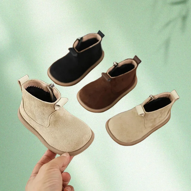 Botas de nieve infantiles con suela suave para otoño e invierno - imagen 5