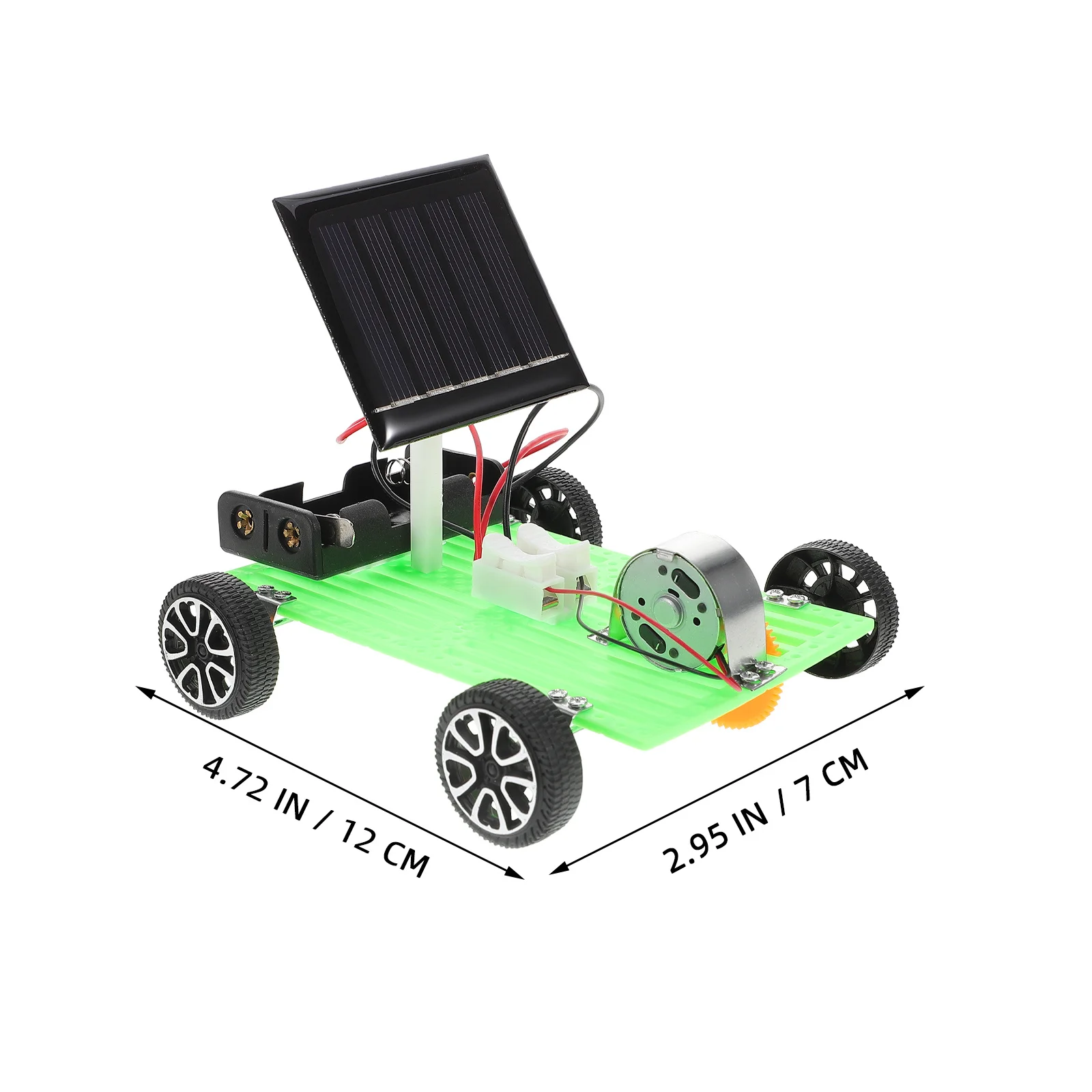 Kit de bricolaje de coche Solar con vástago para niños, ciencia educativa, montaje de vehículo impulsado, juego de aprendizaje, accesorio de enseñanza - imagen 3