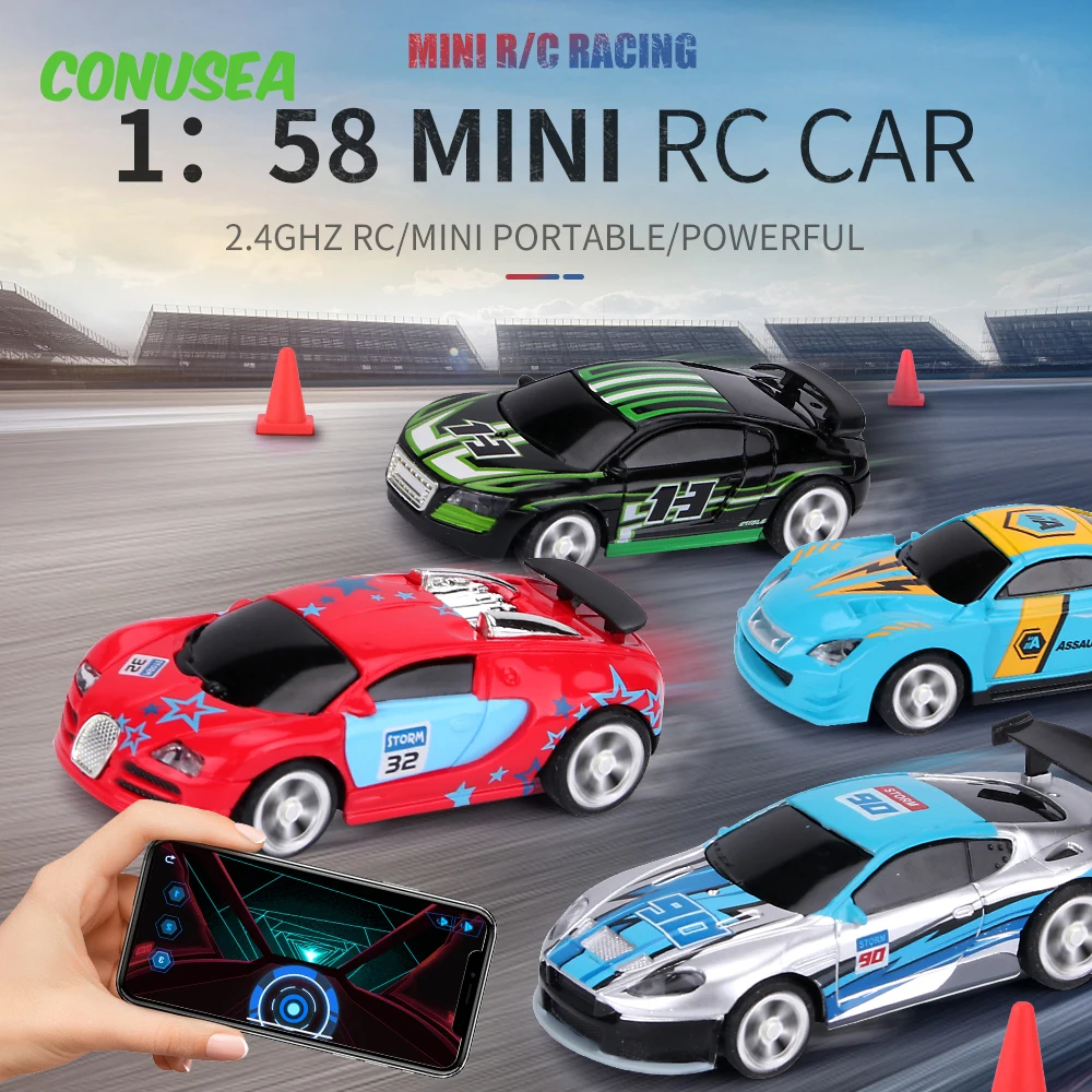 Coche teledirigido Mini Can de carreras por control remoto - imagen 2