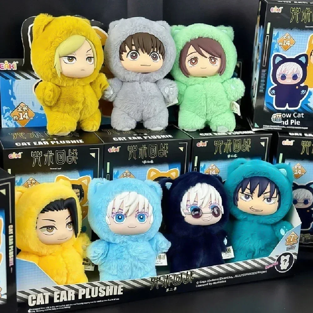 Caliente BANDAI Temporada 2 Jujutsu Kaisen y casa de juegos espía y Frieren Cat Paradise Party Series caja ciega de moda juguetes de muñecos de peluche de vinilo regalo - imagen 4