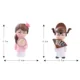 2pcs Pink White