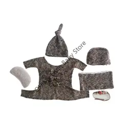 Fotografía M76C Posando accesorios Sombrero Stretchy Wrap Baby Photo Traje Photos Stores Fackdrop