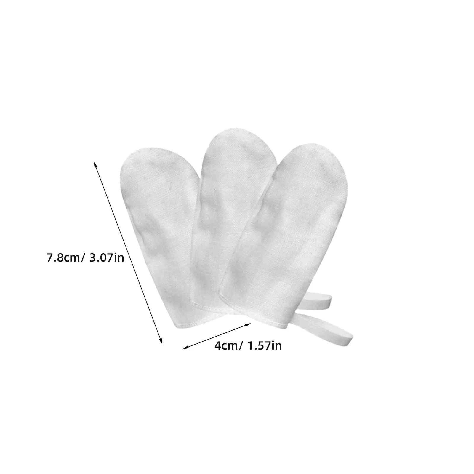 Cepillo de dientes de gasa Oral para bebé, limpiador de dientes esterilizado para bebé, herramienta de limpieza de dientes infantil, tamaño ajustable duradero, 6 uds. - imagen 4