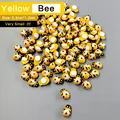 100pcs Yellow Bee