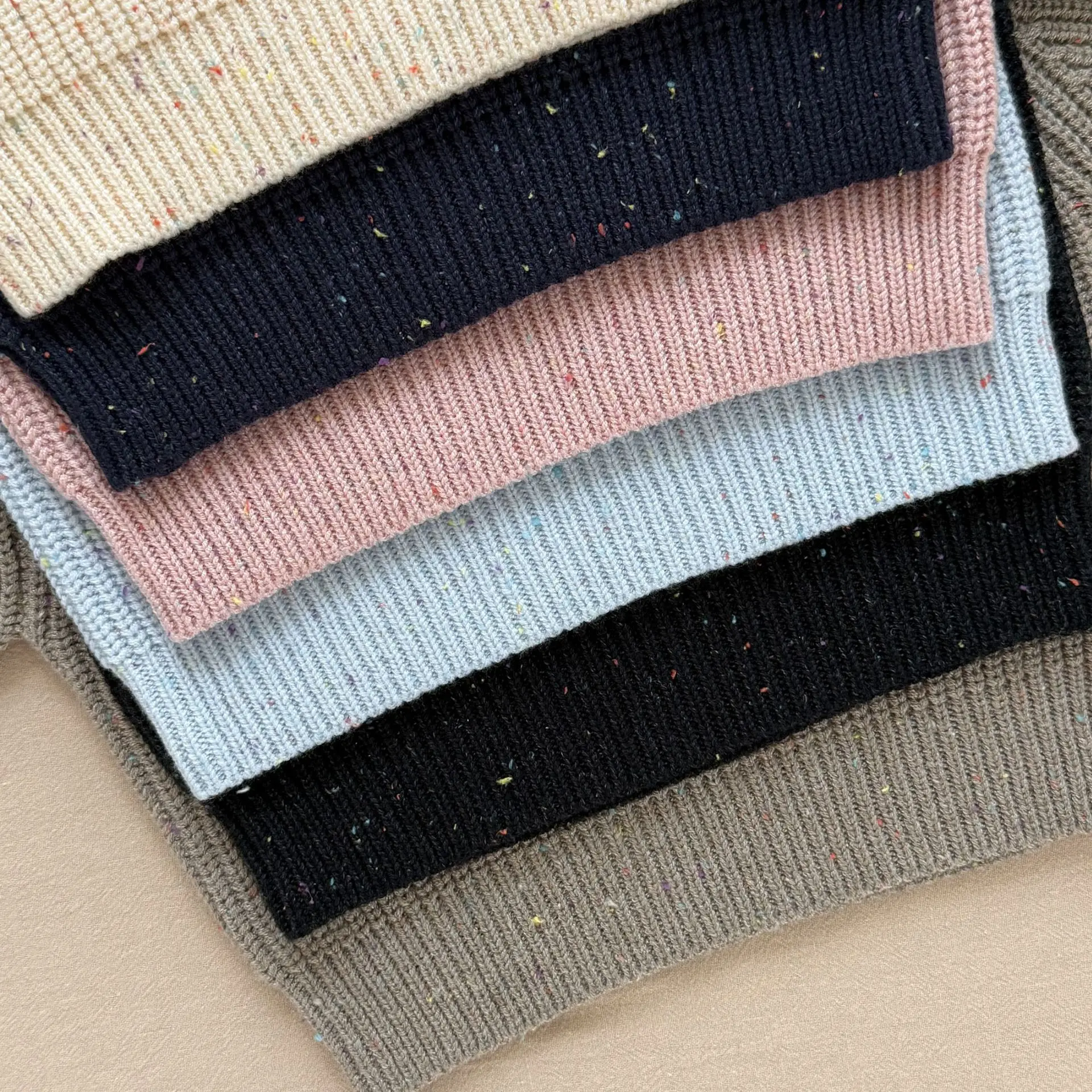 2026 primavera nuevos suéteres para bebés cuello redondo jersey de punto para niños suéteres para niñas con puntos coloridos - imagen 5