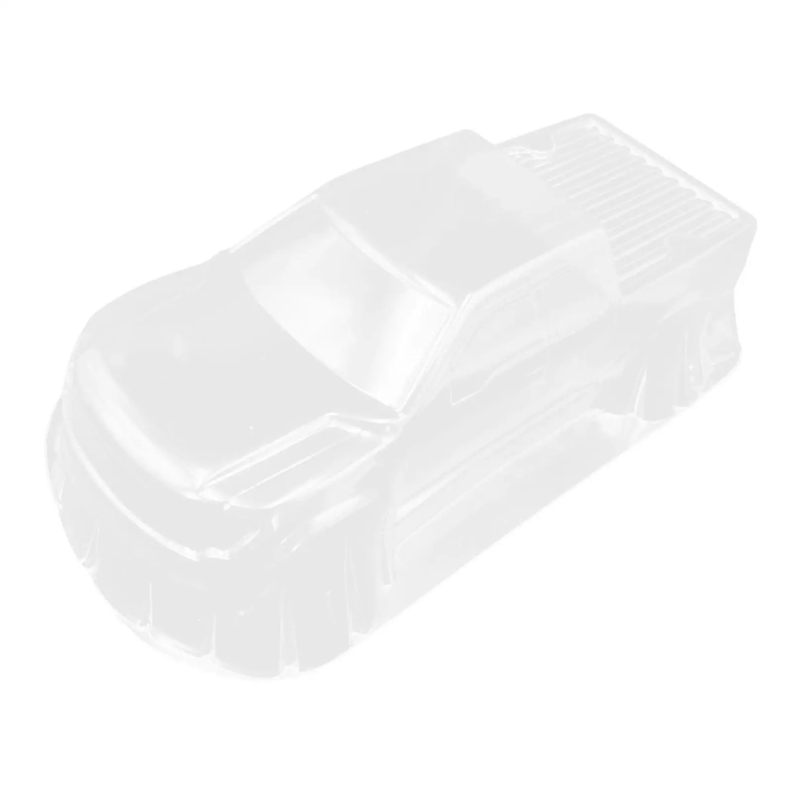1/16 RC Car Body Shell Unpainted Body Shell Housing Thicken Material RC Model Toy Accessories Transparent 165-170mm Wheelbase