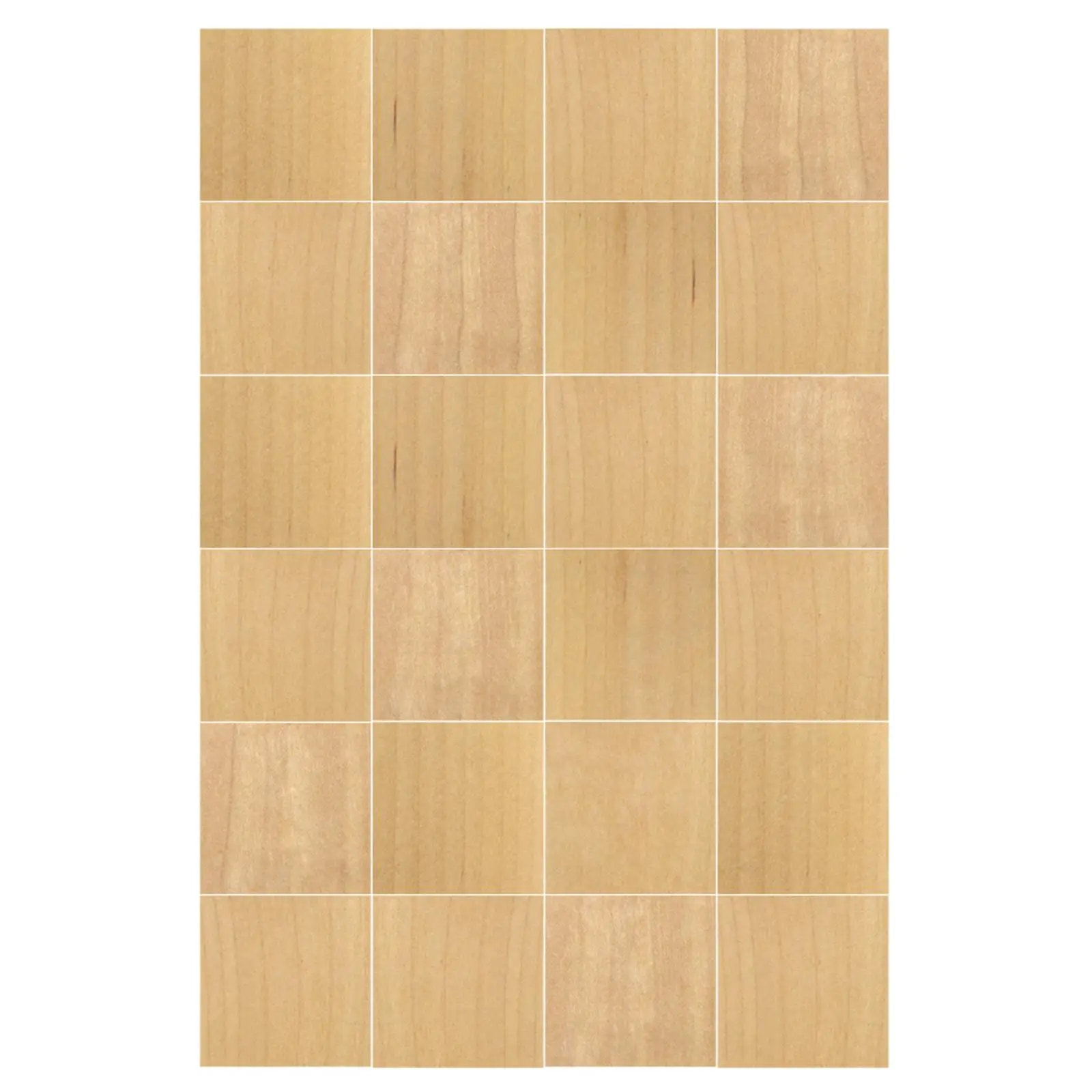 48Pcs 1/12 Scale Dollhouse Flooring Wooden Floor Boards Simulation Life Scene Dollhouse Furniture Decoration Accessory