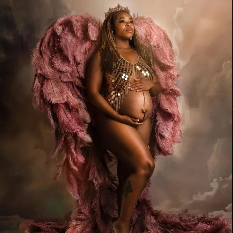 Vestido boudoir para embarazada – Sesión fotográfica maternidad - imagen 3