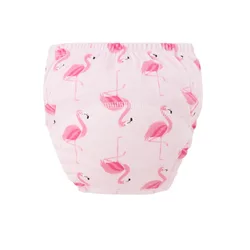 Pantalones de entrenamiento reutilizables con dibujos animados para bebé