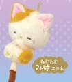 sleepy calico cat