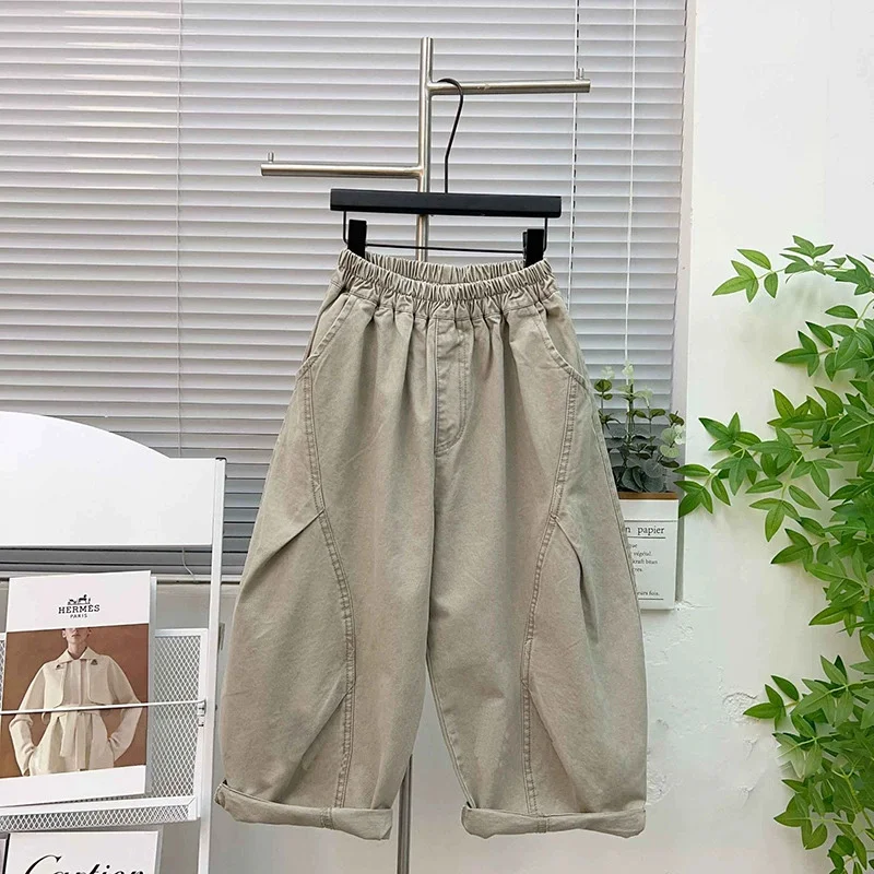 Pantalones casuales anchos para niños – Estilo moderno - imagen 4