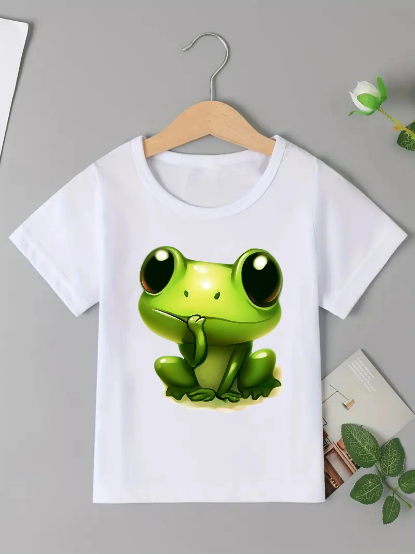 Camiseta colorida con estampado de 2026 huellas de hermano mayor, anuncio de embarazo para niños, ropa Kawaii para niños, camisa de manga corta - imagen 2