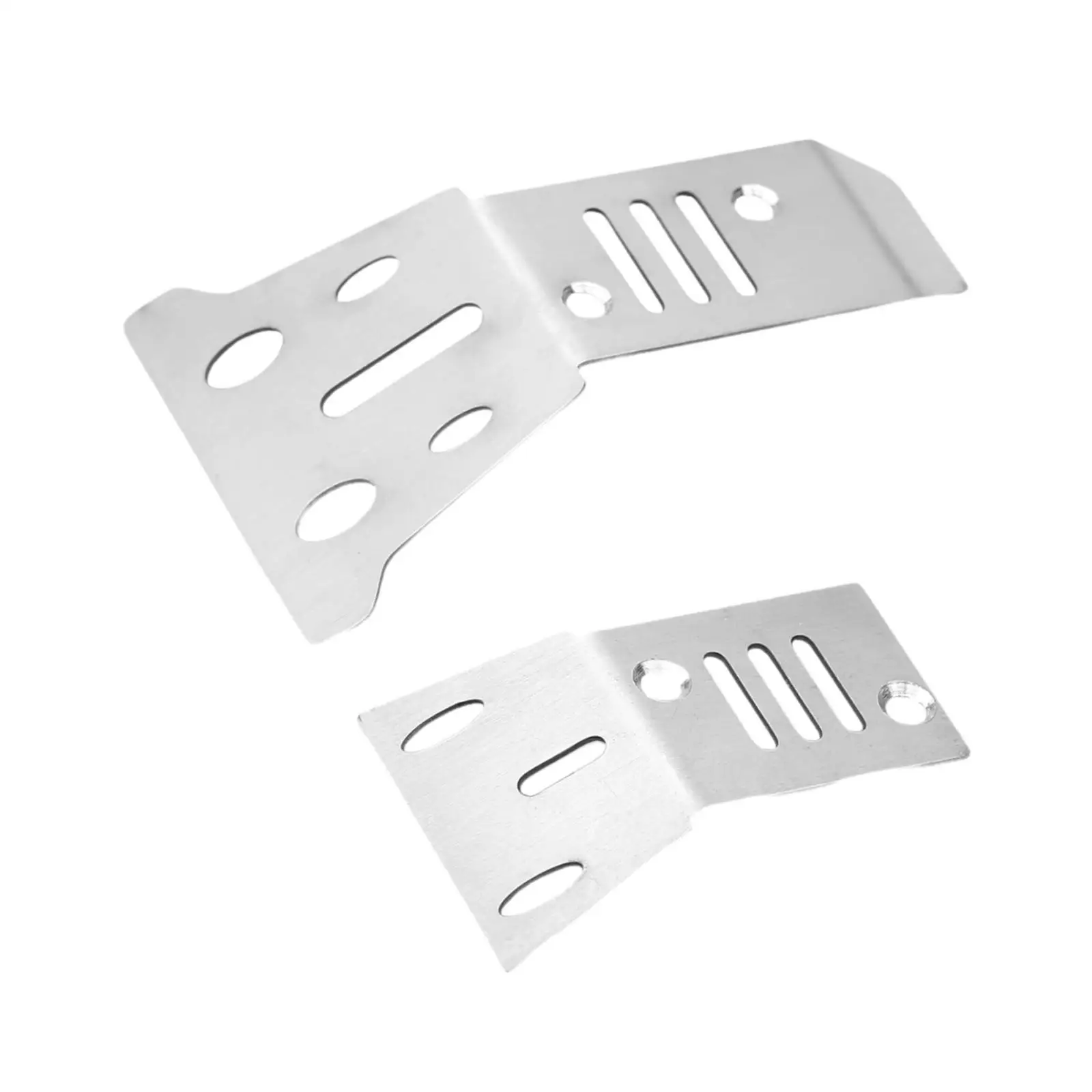 2 uds RC chasis delantero de Metal y reemplazos de chasis trasero accesorio de repuesto accesorios de camión RC fácil de montar para 1:14 - imagen 2