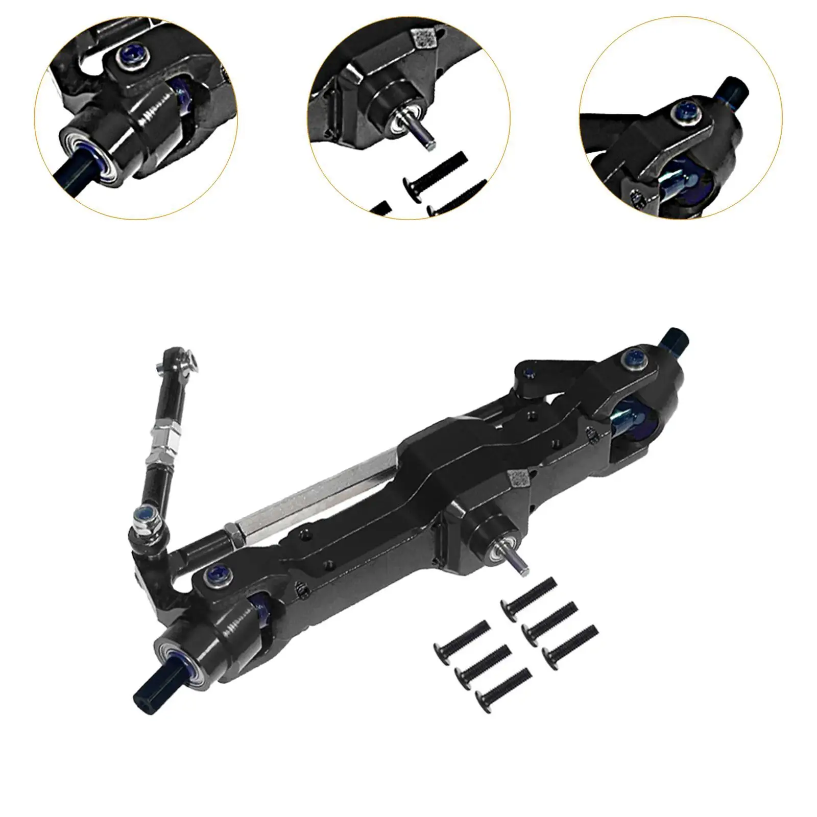 RC Vehicle Axle for C14 C24 1/16 for Remote Control Car Vehicles Truck