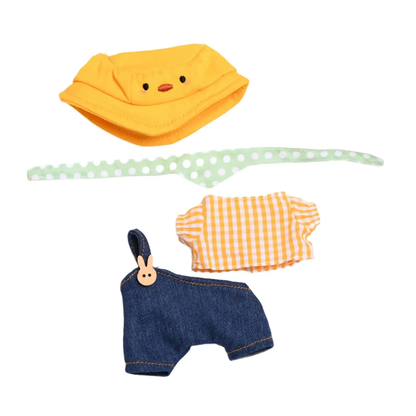 Plush Doll Clothes for 17 Cm Plush Doll Accessories Doll Clothing