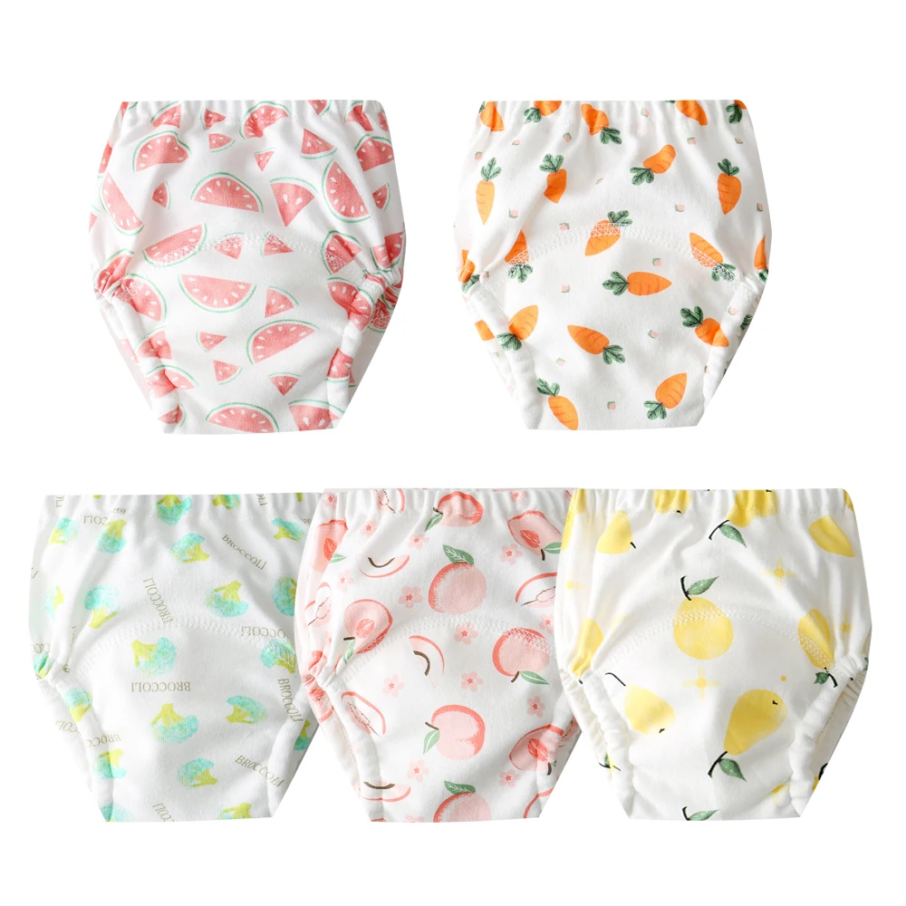 Pantalones entrenamiento baño lavables reutilizables algodón absorbente