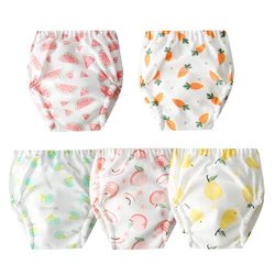 Pantalones entrenamiento baño lavables reutilizables algodón absorbente
