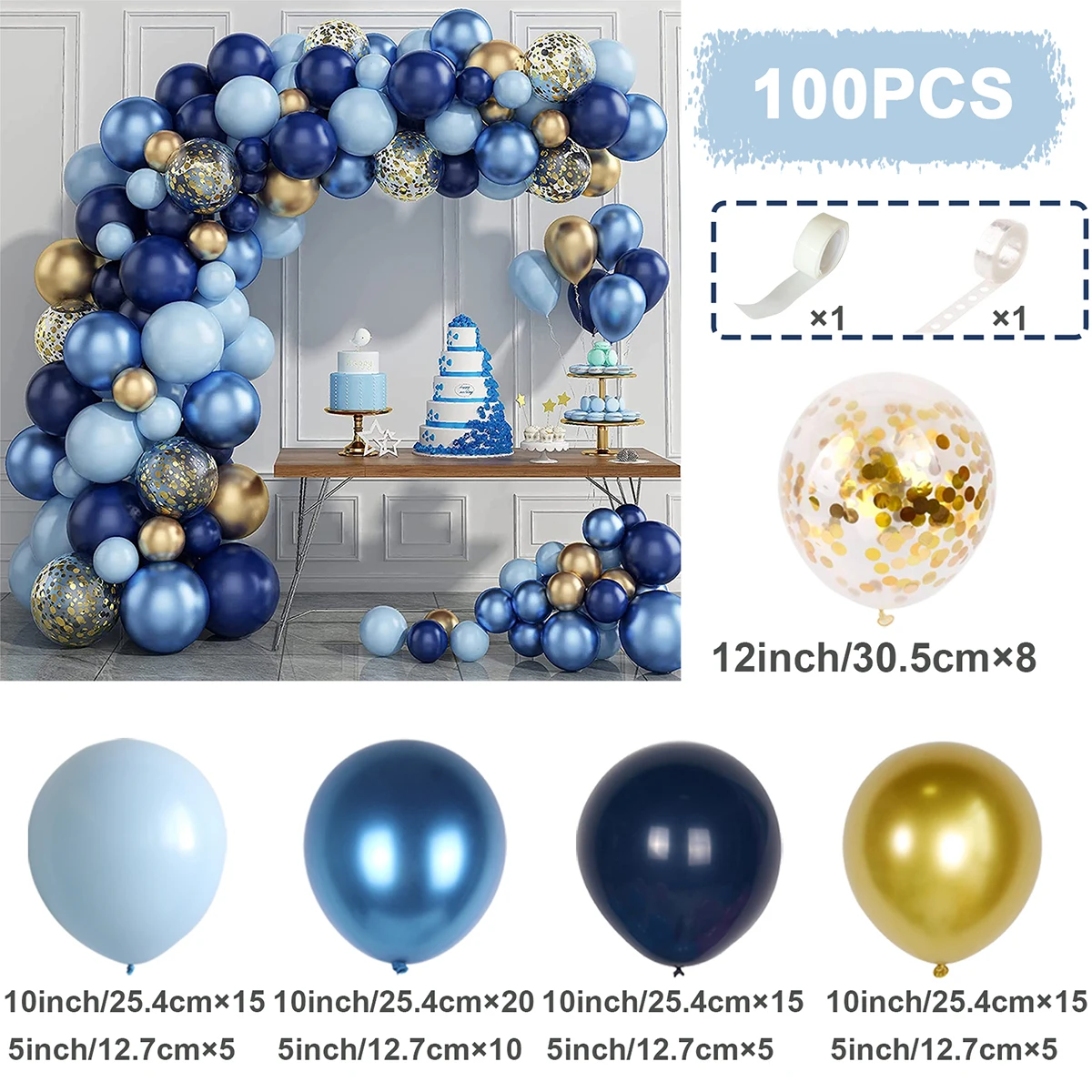 100pcs