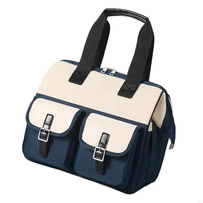 QX2D Baby Diaper Bag Casting Case para madres y papás organización fácil y acceso rápido a los recién nacidos esenciales - imagen 4