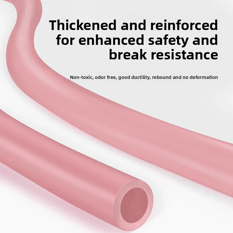 Banda de resistencia de cuerda en forma de 8, equipo de entrenamiento de Yoga de belleza para espalda, tubo elástico, banda expansora de pecho, herramienta de Fitness para espalda sólida para mujer - imagen 3