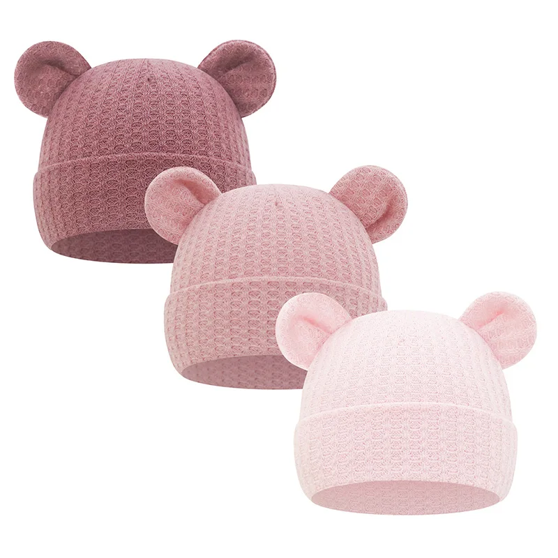 Gorro de oso con orejas para bebé recién nacido - imagen 4