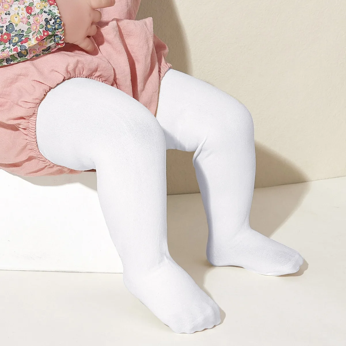3 unids/set 0 a 3 años verano blanco negro rosa Beige pantimedias para niños medias de baile de Ballet para niñas medias pantimedias sólidas para niños - imagen 3