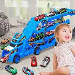 Camión de juguete con pista plegable - Juego educativo para niños