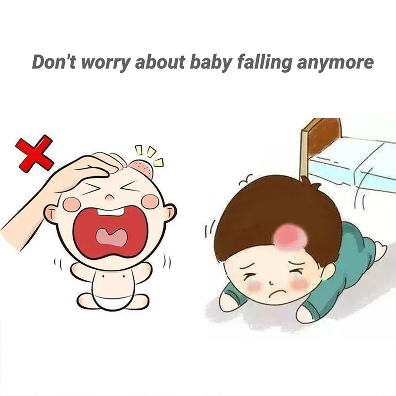 Casco de seguridad ajustable para bebé, protección para la cabeza suave y cómoda, gorro anticolisión para niños pequeños, gorro infantil para el desarrollo de los niños - imagen 2