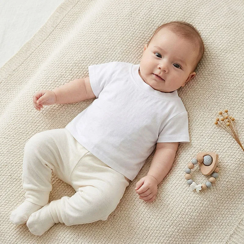 MILANCEL Camiseta de verano para bebé blanca holgada y cómoda - imagen 4