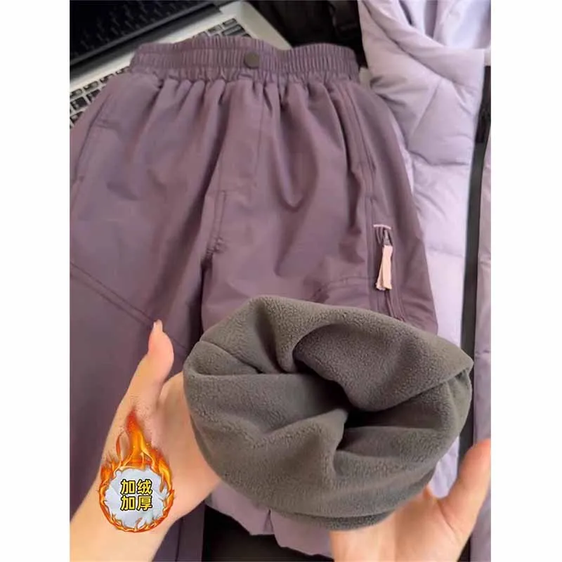 Pantalones de lana para niños – Cálidos con pierna ancha - imagen 2