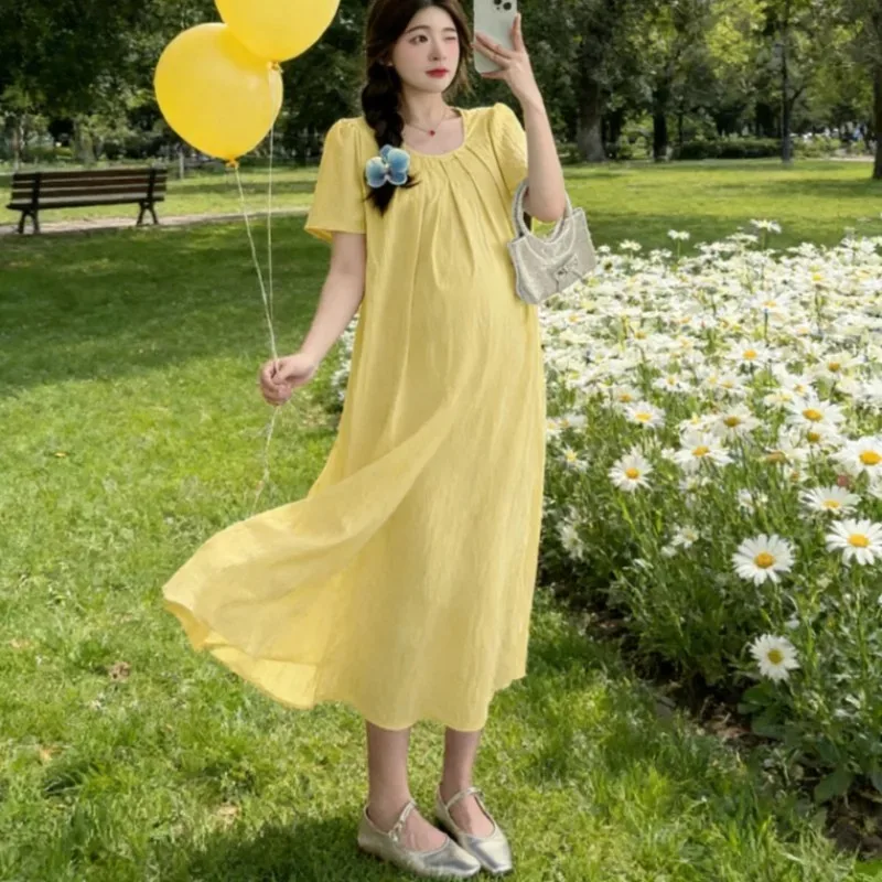 Vestido maternity de verano – Transpirable y ligero - imagen 2