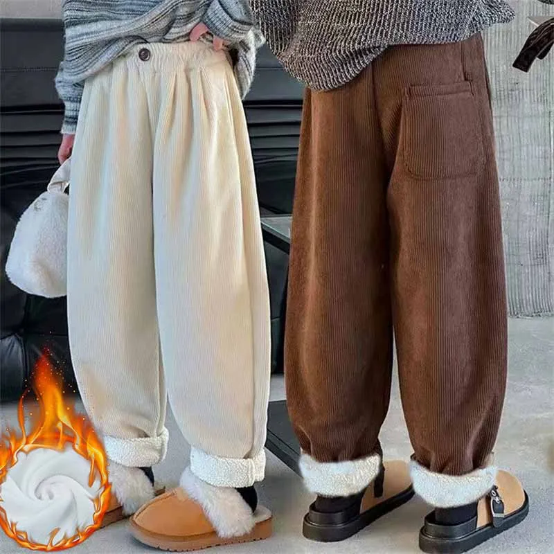 Pantalones de lana térmica para niño – estilo cómodo de invierno - imagen 3
