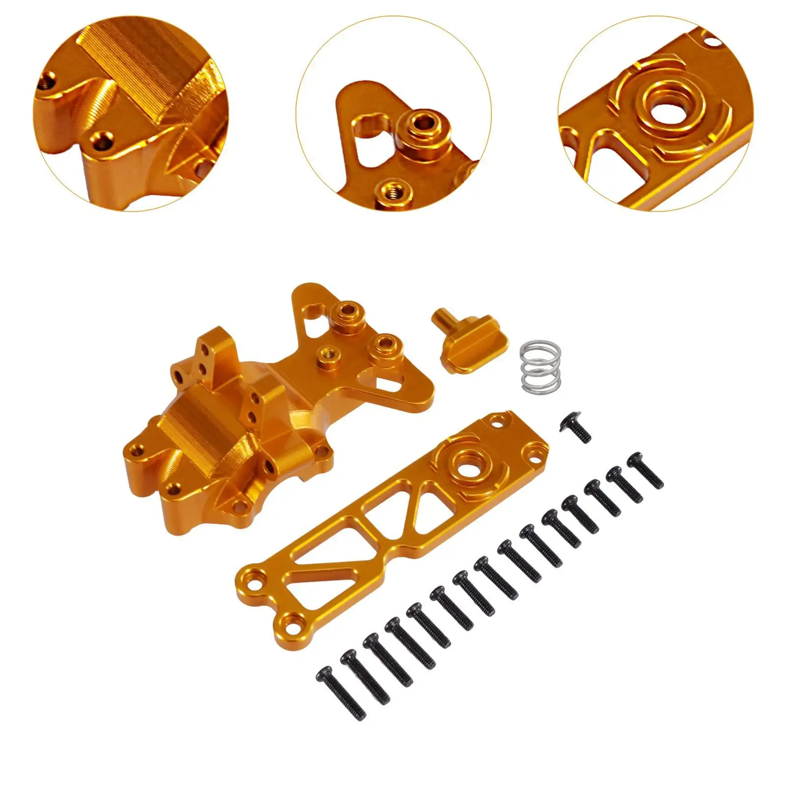 Front Upper Gearbox Cover Parts Multipurpose Remote Control Car Sturdy Easy Installation Replacements for 16209 16210 M163