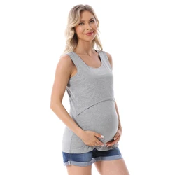Ropa de maternidad holgada para amamantar - camisetas de verano S-5XL