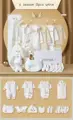 18pcs white