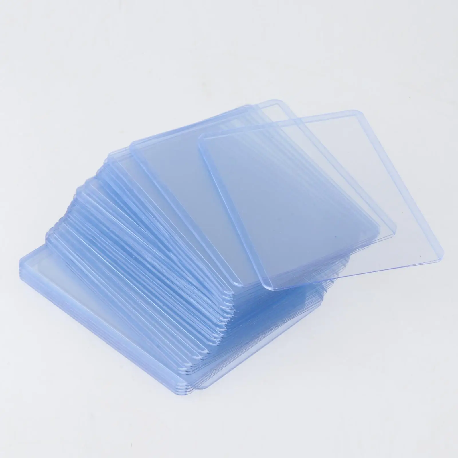 25 Pieces Clear Card Sleeves for Trading Cards Card Protectors for Transportation Storage Golf Hockey Cards Hobbyists