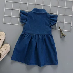 Vestido de manga corta para niña – Diseño romántico para verano