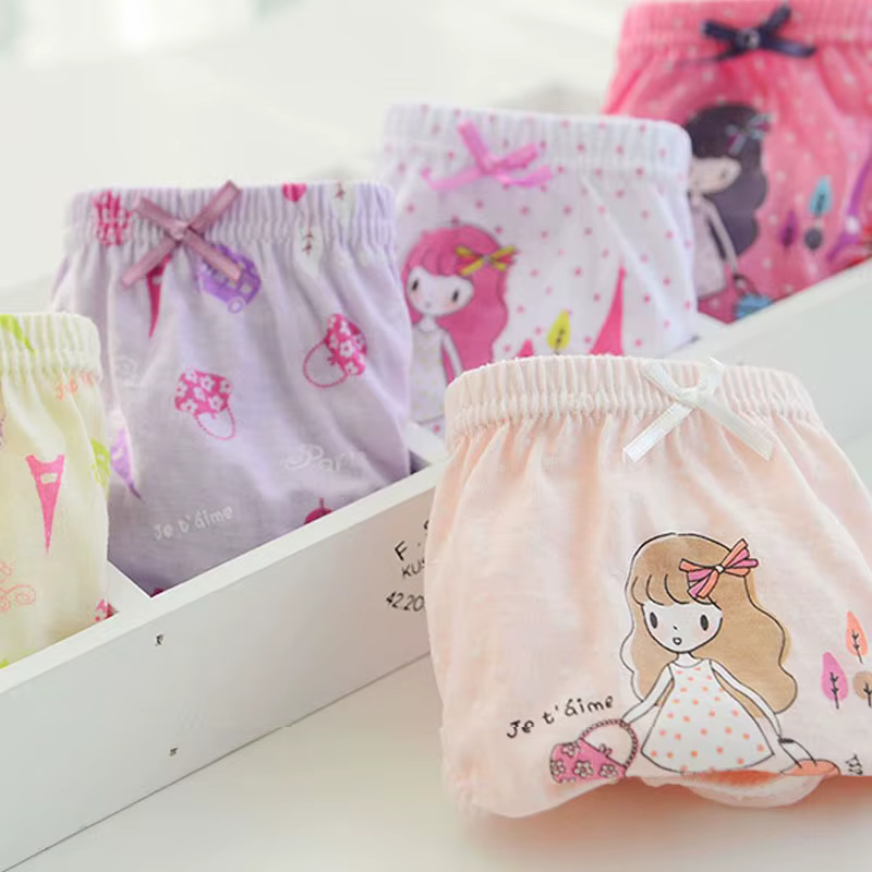 Braguitas de algodón para niñas con estampado de personajes - imagen 2