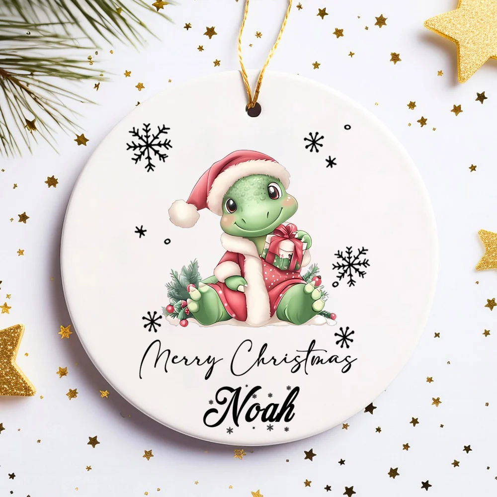 Primera Navidad personalizada para bebés, adorno de primer Navidad para bebés, decoración de árbol de Navidad, regalos para Baby Shower, regalos de Navidad - imagen 4