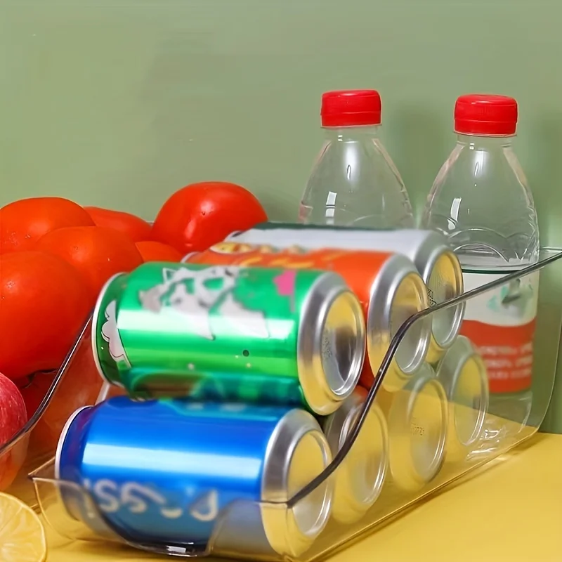 Organizador apilable para nevera – caja de agua, snacks y latas - imagen 5
