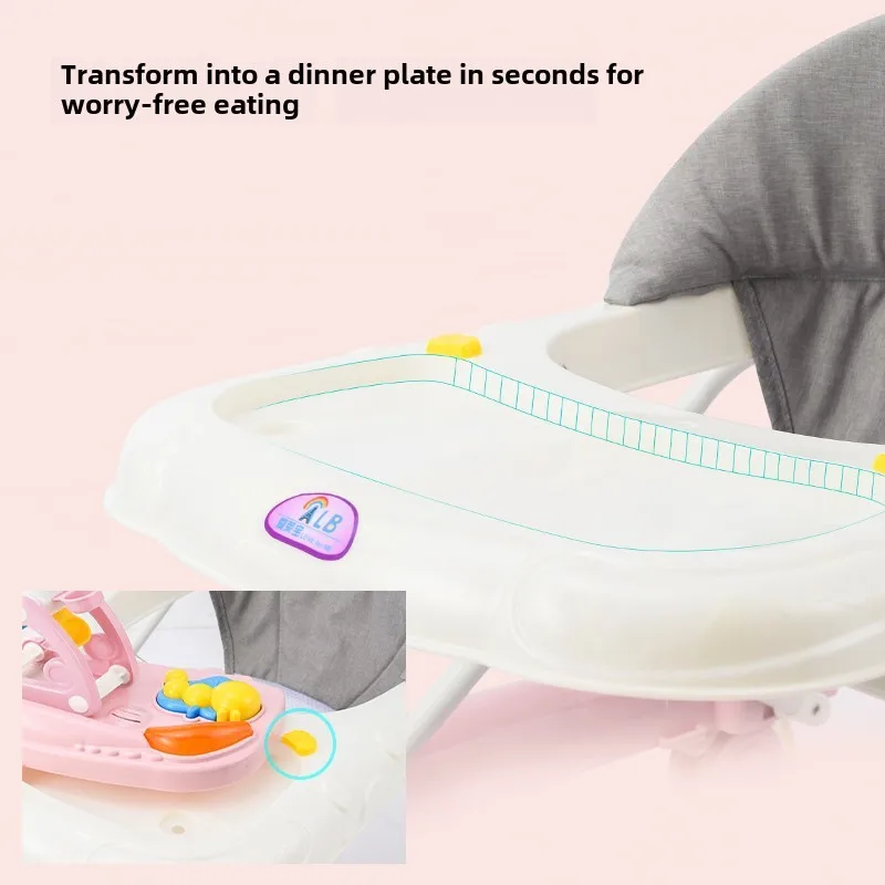 Andador para bebé con música y luz con tipos de funciones Alturas ajustables para piernas Previene las piernas en forma de O - imagen 4