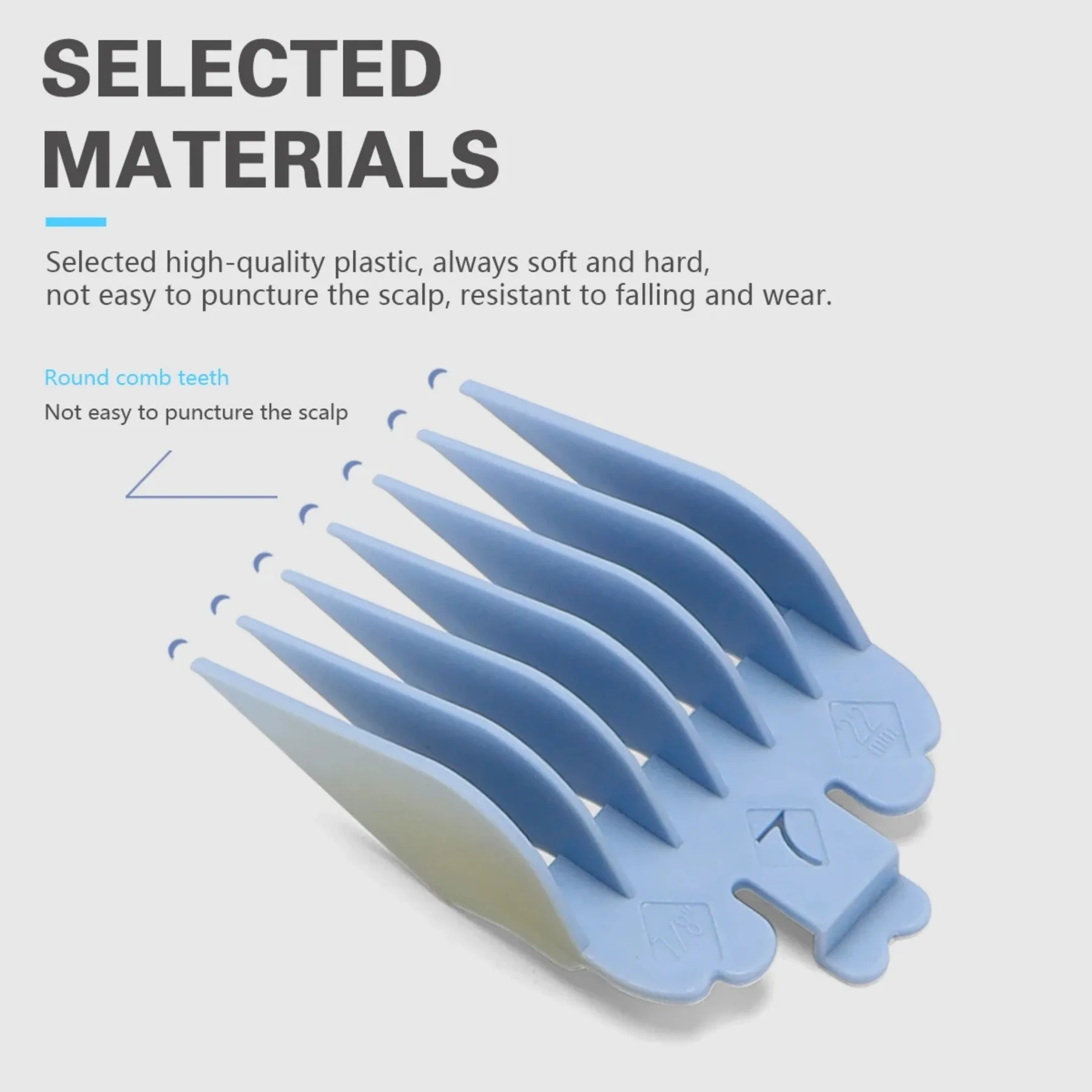 Accesorios protectores universales para cortadora de pelo, 10 Uds., accesorio para recortadora profesional de peluquero, peines de límite, juego de protectores de repuesto - imagen 4