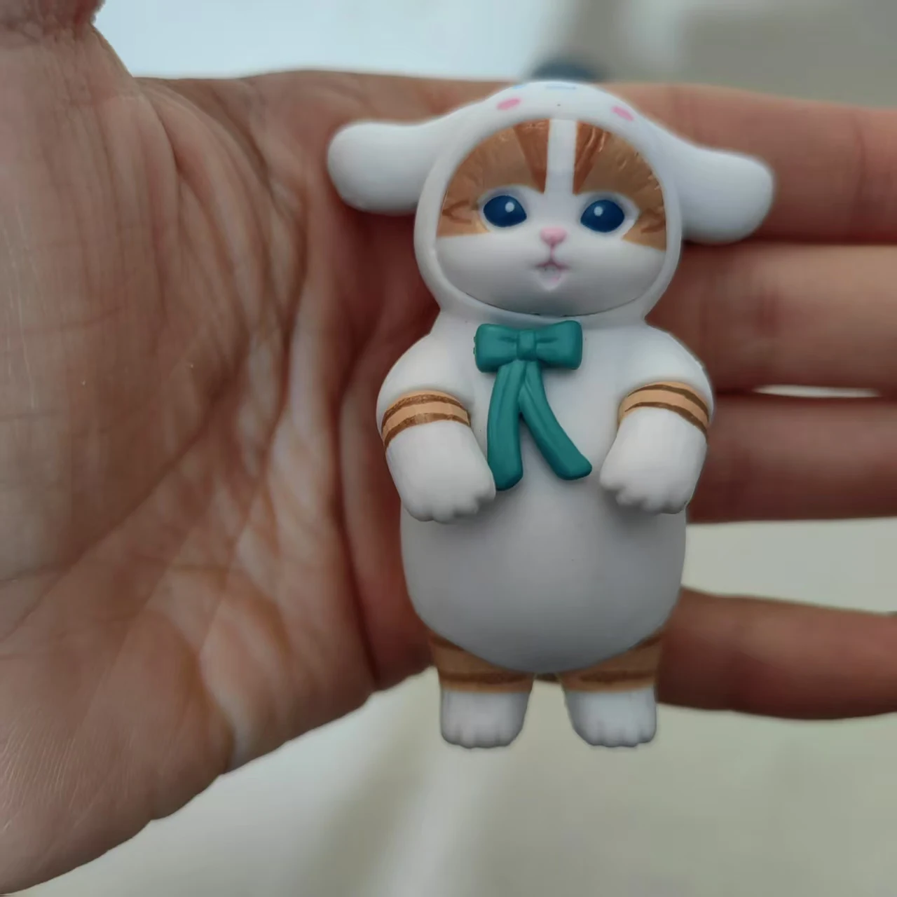 Figura de acción genuina Snack Cat Gacha con bolsa de embalaje de alimentos y dulces modelo de gato caminante - imagen 5