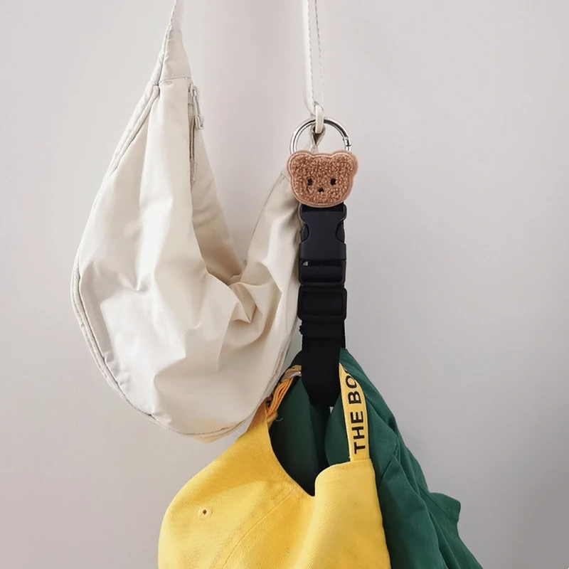 Gancho portátil para cochecito de bebé, accesorios de viaje, correa de equipaje antirrobo, soporte para cinturón de maleta, correa de Clip de transporte de equipaje resistente - imagen 4