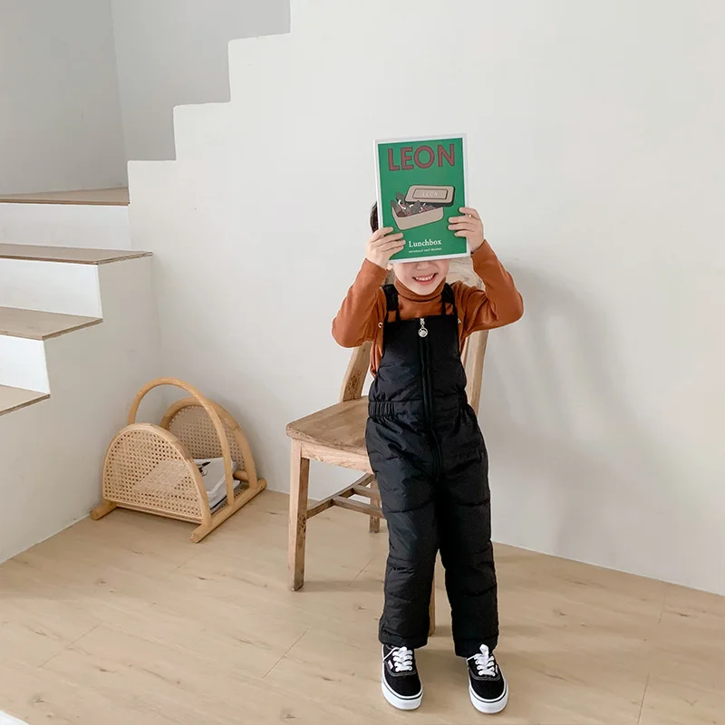Mono pantalón de invierno tipo mochila – Algodón grueso para niños - imagen 2