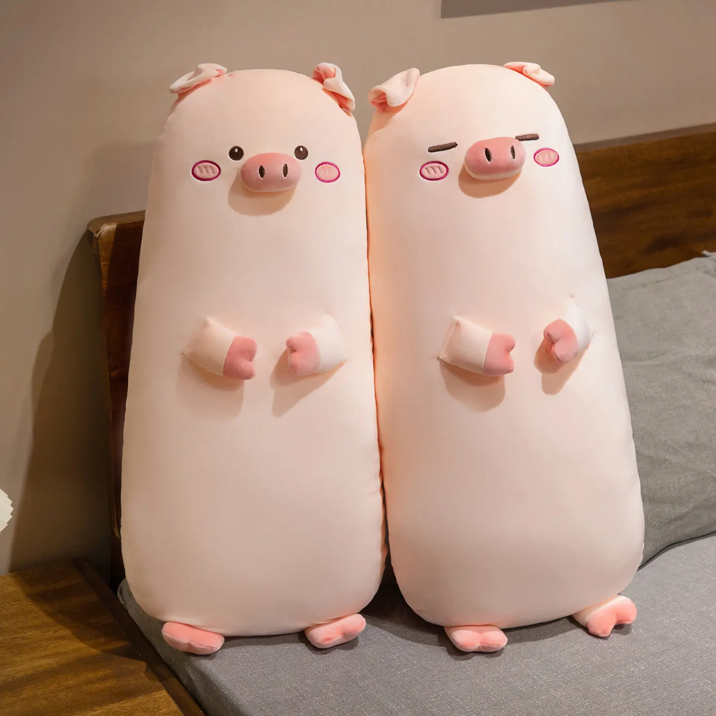 LongPig cojín de peluche cerdito para dormir – Juguete abrazable - imagen 4